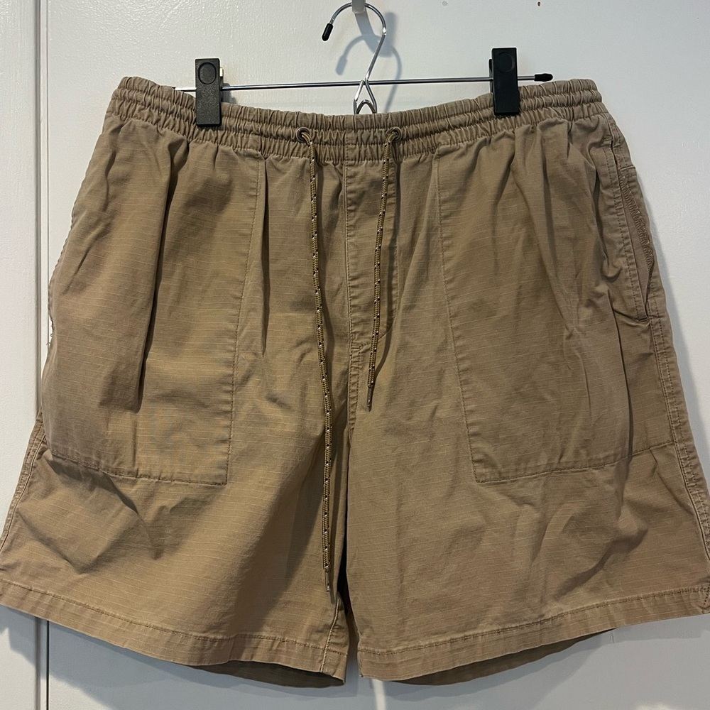 J. Crew Tan Cargo Shorts with Drawstring